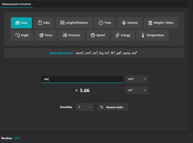 Measurement Converter