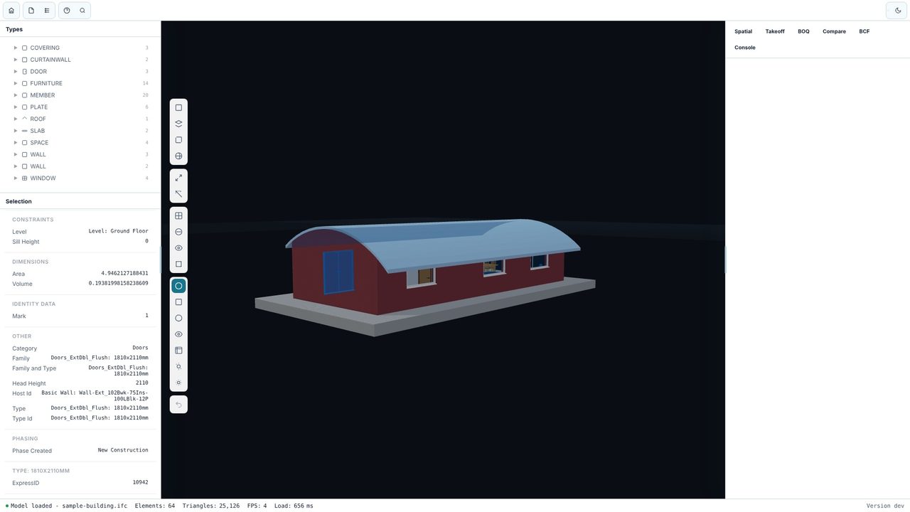Move round the model - BIM Explorer