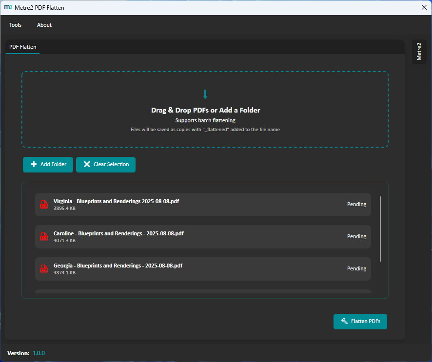 PDF Flatten screenshot