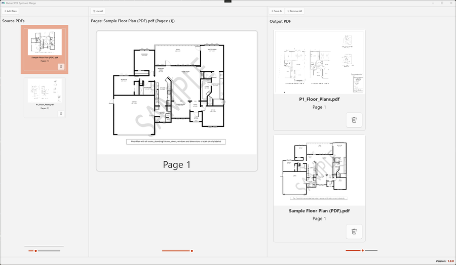 Merging multiple PDFs into one file